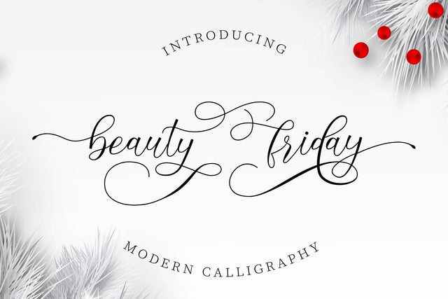 Beauty Friday Font Jun Creative 