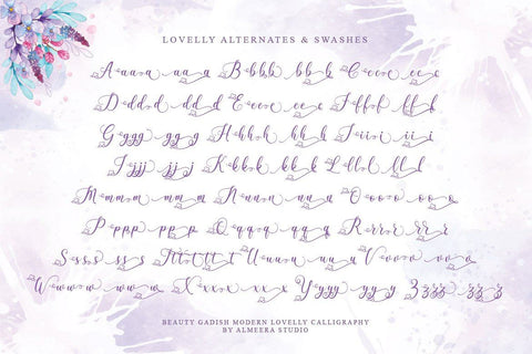 Beauty Gadish | Lovely Script Font studioalmeera 