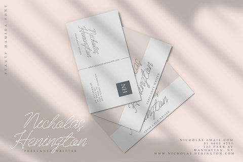 Beauty Hamida Font Zeenesia Std 