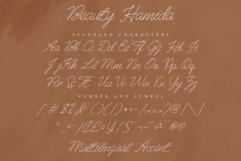 Beauty Hamida Font Zeenesia Std 
