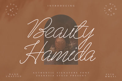 Beauty Hamida Font Zeenesia Std 