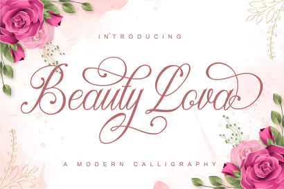 Beauty lova Font toni_std 