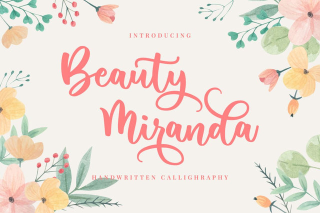 Beauty Miranda Font R. Studio 