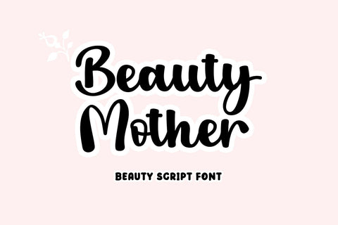 Beauty Mother Font Afandi Studio 