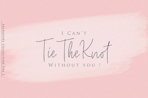 Beauty Signature - Handwritten Font Font Dm Letter Studio 