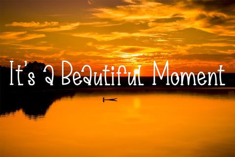 Beauty Sunset Font Supersemar Letter 