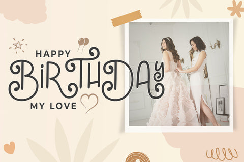 Beauty Thalita | Monoline and Extras Font Rastype 