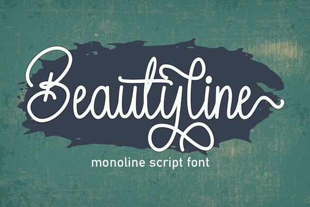 Beautyline Font Supersemar Letter 