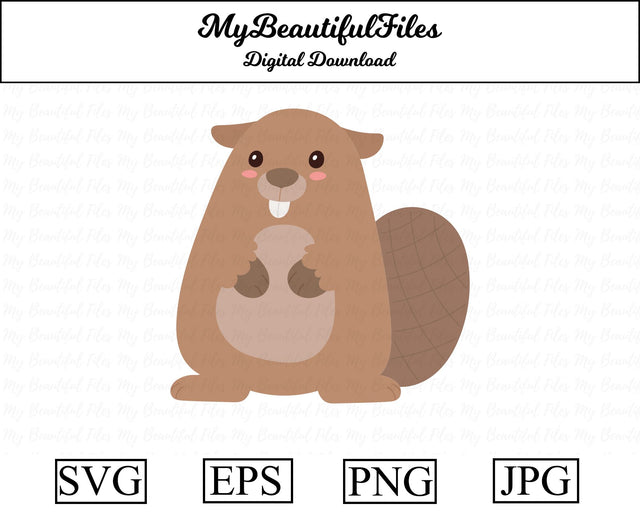 Beaver - Animal SVG MyBeautifulFiles 