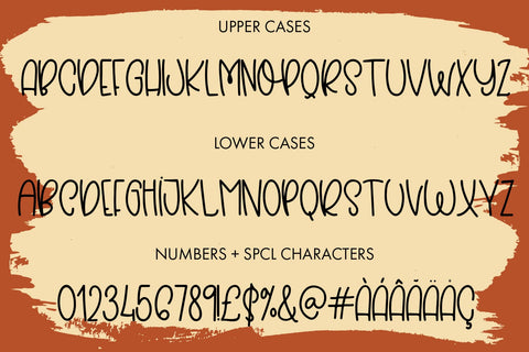 Beaver Moon - Fall Themed Font With Extra Doodles Font Freeling Design House 