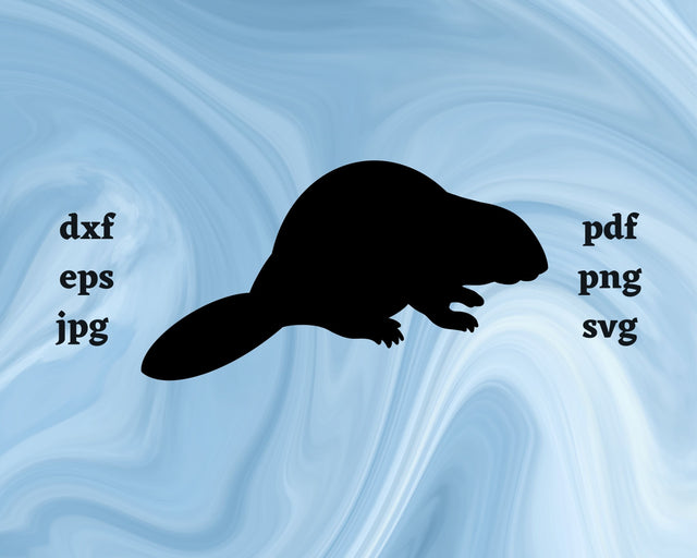 Beaver SVG Cut File SVG Northern Light SVG 