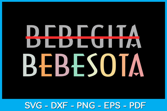 Bebesota Latina Retro SVG PNG PDF Cut File SVG Creativedesigntee 