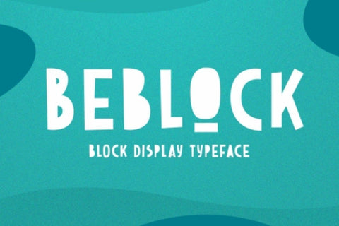 Beblock – Display Typeface Font Garisman Studio 