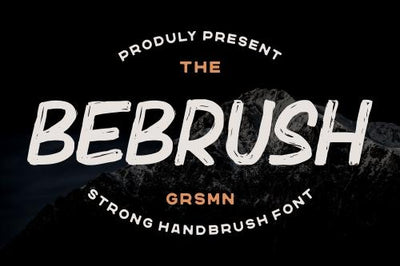 Bebrush – Hand brushed Font Font Garisman Studio 
