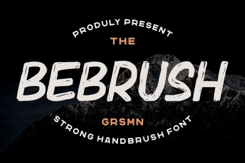Bebrush – Hand brushed Font Font Garisman Studio 