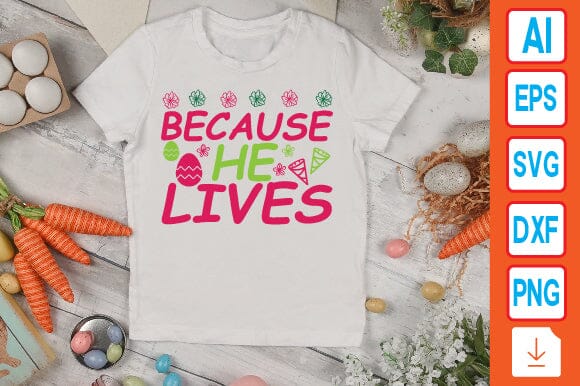 Because He Lives SVG Craftlabsvg24 