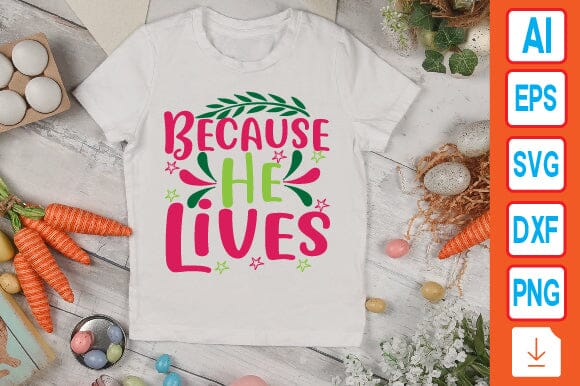 Because He Lives SVG Craftlabsvg24 