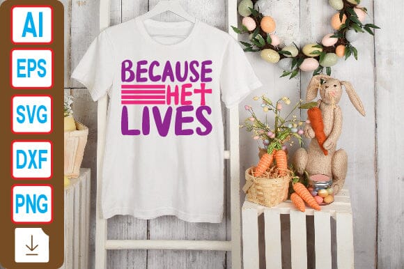 Because He Lives SVG Craftlabsvg24 