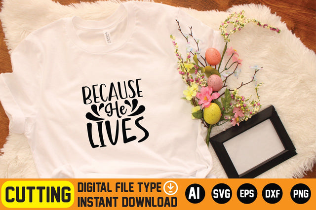 Because He Lives SVG CraftlabSvg29 