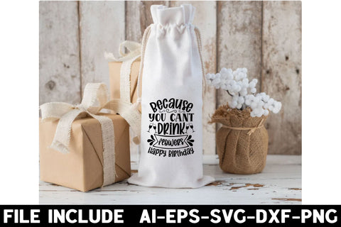Because you can t drink flowers happy birthday SVG Rupkotha 