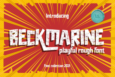 Beckmarine Font letterstockstd 