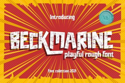 Beckmarine Font letterstockstd 