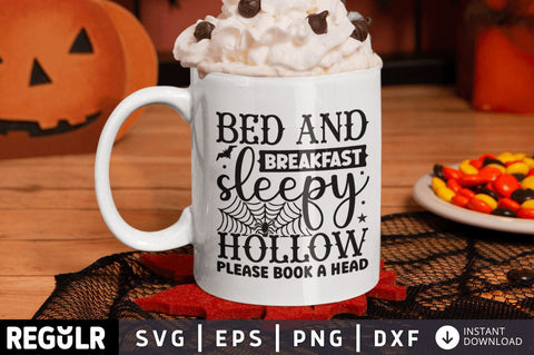 Bed & breakfast sleepy hollow please book a head SVG SVG Regulrcrative 