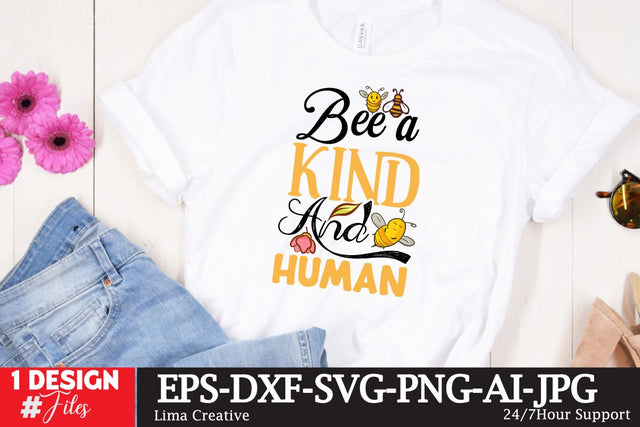 Bee A Kind And Human SVG Insomnia Std 