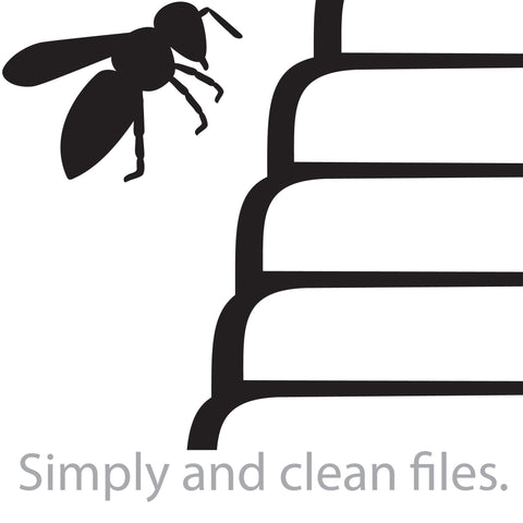 Bee and beehive. Honey design SVG TribaliumArtSF 