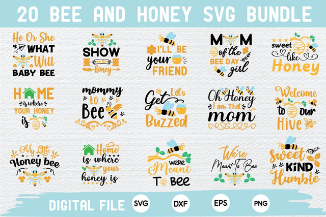 Bee and honey svg bundle,bee and honey svg quotes SVG md faruk hossain 