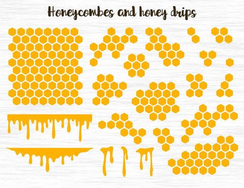 Bee bundle cut files SVG MagicArtLab 