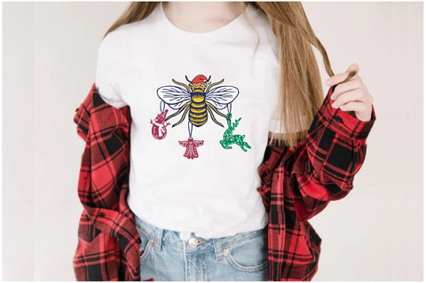 Bee Christmas Sublimation Sublimation Jagonath Roy 