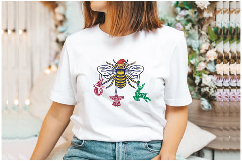 Bee Christmas Sublimation Sublimation Jagonath Roy 