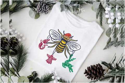 Bee Christmas Sublimation Sublimation Jagonath Roy 