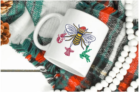 Bee Christmas Sublimation Sublimation Jagonath Roy 