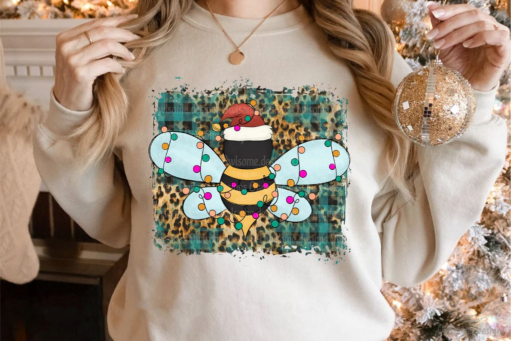 Bee Christmas Sublimation - So Fontsy