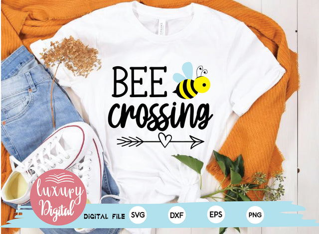 bee crossing SVG md faruk hossain 