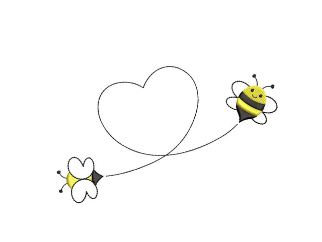 Bee Embroidery Design, 4 sizes, Instant Download Embroidery/Applique DESIGNS Nino Nadaraia 