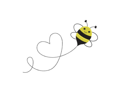 Bee Embroidery Design, 4 sizes, Instant Download Embroidery/Applique DESIGNS Nino Nadaraia 