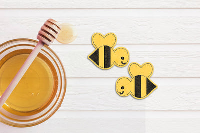 Bee Feltie Applique Embroidery Embroidery/Applique Designed by Geeks 