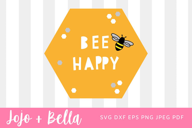 Bee Happy SVG, Bee happy, Bee kind, bee bundle file, honey bee, svg, png, bundle | Bee SVG Bundle, Bee Kind Svg, Bee Saying Bee Trails Svg SVG Jojo&Bella 