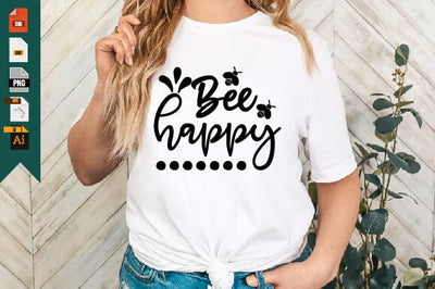 Bee Happy SVG Craftlabsvg24 