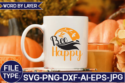 Bee Happy SVG Cut File SVG Studio Innate 