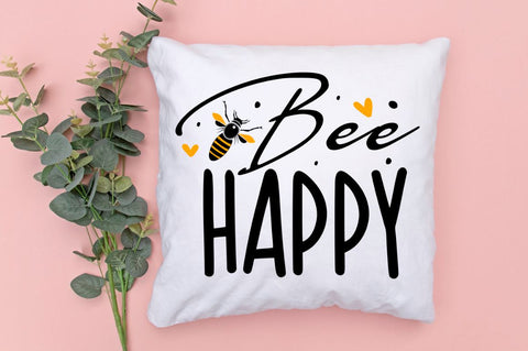 bee happy SVG SVG Regulrcrative 