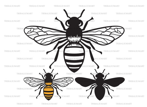 Bee insect SVG TribaliumArtSF 
