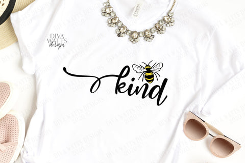 Bee Kind / Always Bee Kind / Farmhouse Sign SVG Diva Watts Designs 