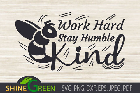 Bee Kind - Be Kind SVG SVG Shine Green Art 