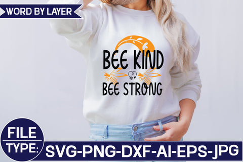 Bee Kind Bee Strong SVG Cut File SVG Studio Innate 