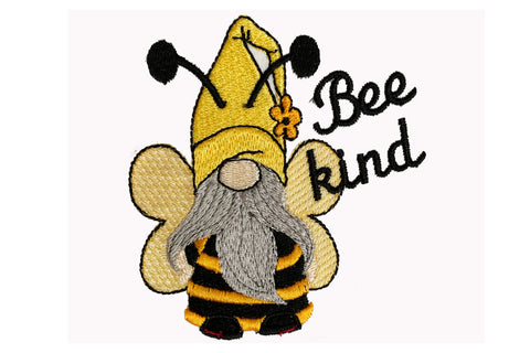 Bee Kind Gnome Machine Embroidery Design Embroidery/Applique DESIGNS Angie 