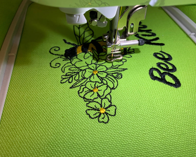 Bee Kind Machine Embroidery Design So Fontsy